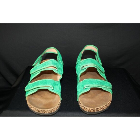 Weeboo Green Velcro Women's Sandals Size 11 - Picture 4 of 8